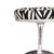 Mid-Century Tulip Style Chrome Stool With Zebra Seats, Pair For Sale - Image 4 of 5