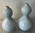 Vintage Japanese Raku Crackle Glaze Studio Art Pottery Showa Period Gourd Shape Vases - A Pair For Sale - Image 15 of 17