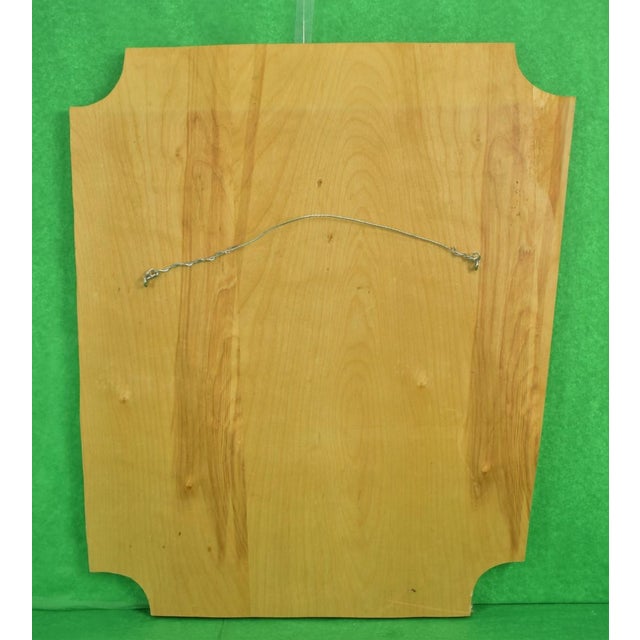 Mid 20th Century Hand-Painted Naked Lady Astride Cocktail Elephant on Oak Plaque For Sale In New York - Image 6 of 6