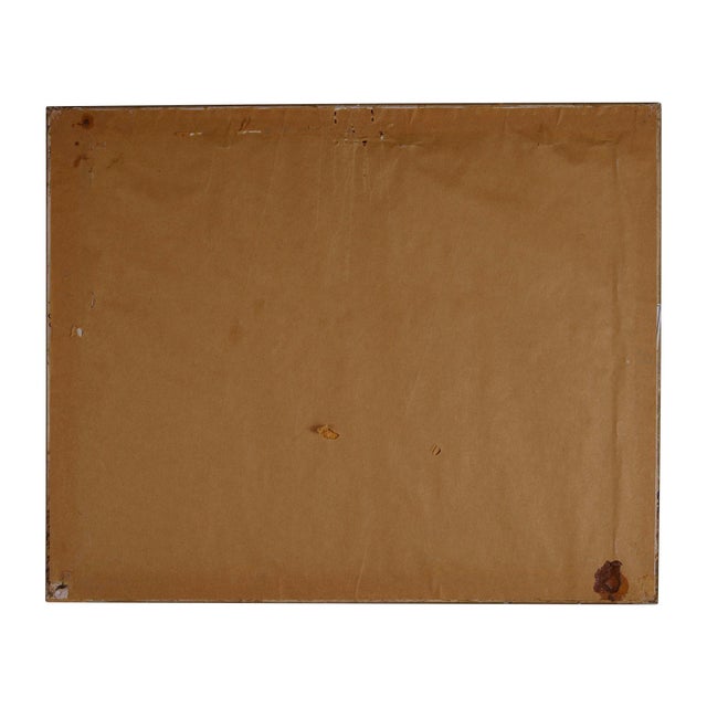 Unsigned Ranch With Fall Trees Oil Painting For Sale - Image 4 of 4