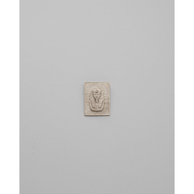 20th Century France Ceramic King Tut Wall Plaque For Sale - Image 16 of 18