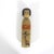 Brown Vintage Japanese Wood Kokeshi Doll Hand Painted and Signed For Sale - Image 8 of 9