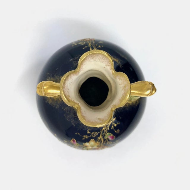 Antique Hand Painted Austrian Vase For Sale In Houston - Image 6 of 8