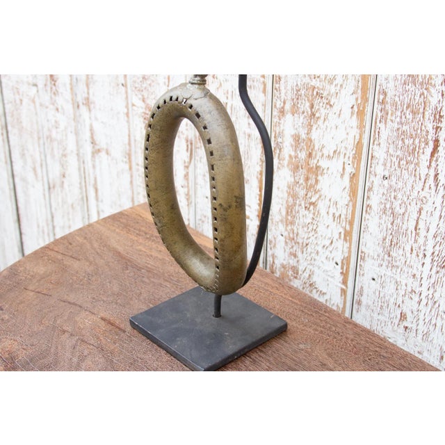 1940s African Aged Bronze Tribal Anklet For Sale - Image 5 of 9