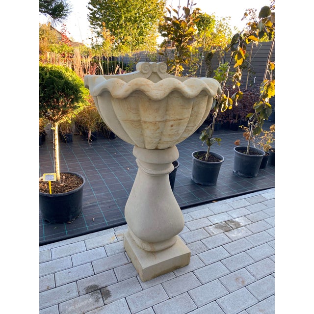 2010s Italian Style Hand-Carved Gorgon Head Wall Fountain Made by Contemporary Sculptor Andrea Distefano For Sale - Image 5 of 11
