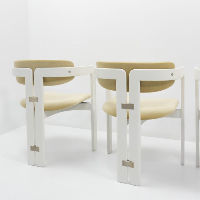 Italian Pamplona Chairs by Augusto Savini for Pozzi, 1970s, Set of 4 For Sale - Image 9 of 16