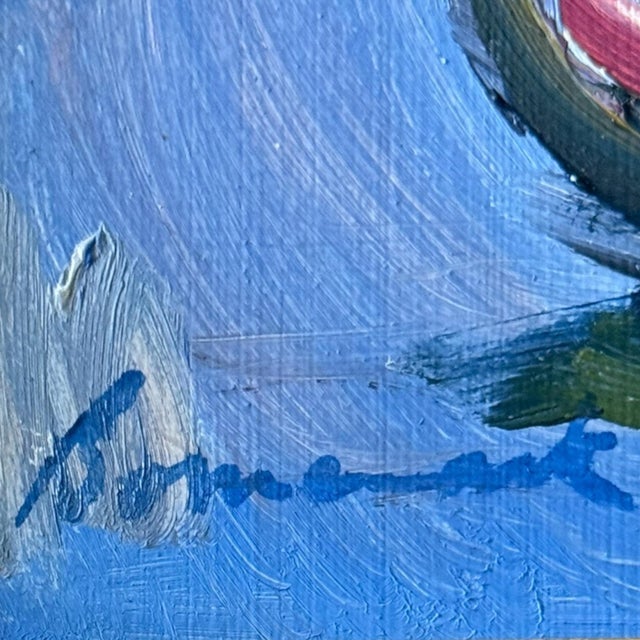 Mid-Century Modern Mid Century Modern Swedish Expressionist Oil Painting - Uno Bornemark (1924–2009) For Sale - Image 3 of 10