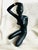 Vintage Seated African Woman Ceramic Sculpture For Sale - Image 13 of 18