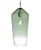 Tempo Comet Pendant Light from the Fizz Collection in Emerald For Sale - Image 4 of 4