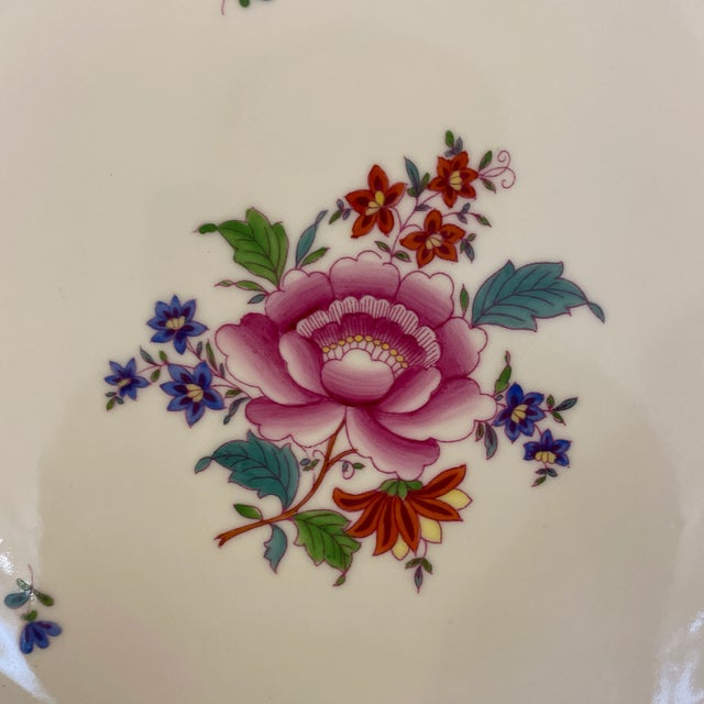 Vintage Herend Hungarian Hand - Painted With Gilt Rim