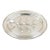 Vintage English Regency Silver Plated Oval Meat Cutlery Serving Platter Tray For Sale