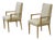 Cerused Oak Armchairs attributed to Suzanne Guiguichon, 1940s, Set of 2 For Sale