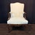 Elegant pair of early 19th century French Louis XV fauteuil armchairs with finely carved walnut frames and new neutral...
