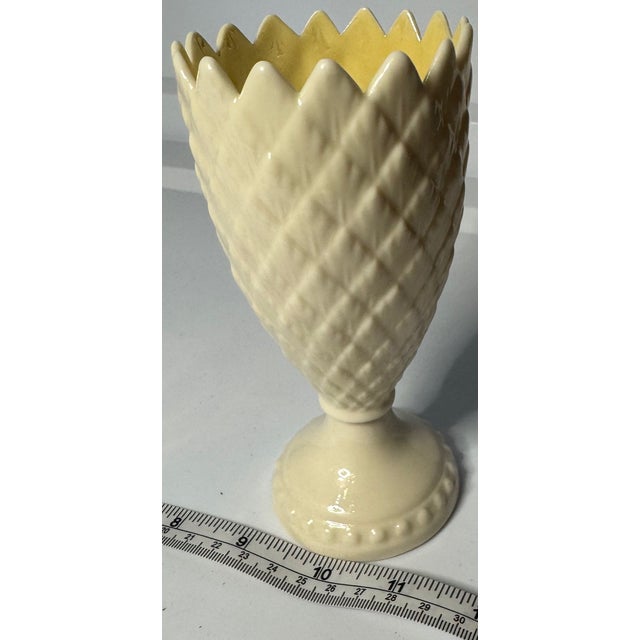 Iconic Belleek pineapple vase—Irish Parian porcelain with timeless texture and elegance. A beautifully sculpted vintage...