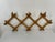 French Country 1950s Expandable Bulgarian Faux Bamboo Wooden Coat and Hat Rack For Sale - Image 3 of 18