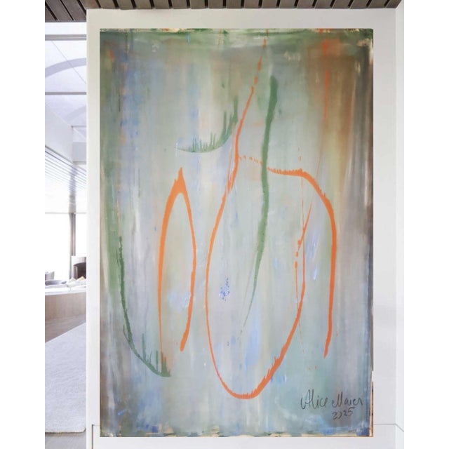 Early 21st Century Alice Maier, The 4 Elements, Acrylic Painting, 2025 For Sale - Image 5 of 11