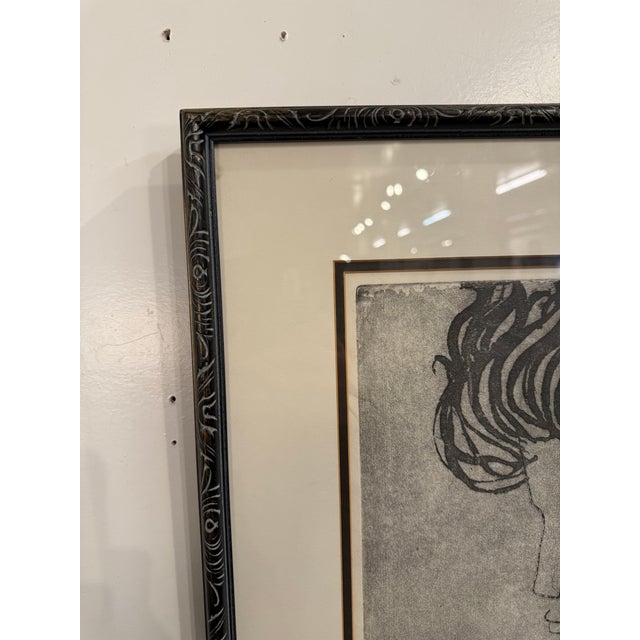 Sharon Bohm Levy “woman” Etching Print For Sale In Cleveland - Image 6 of 10