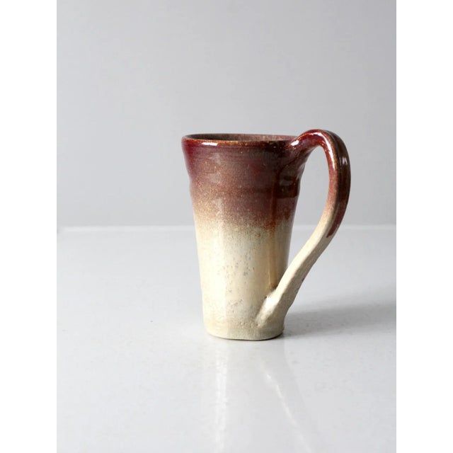 Vintage Studio Pottery Mug For Sale - Image 9 of 13
