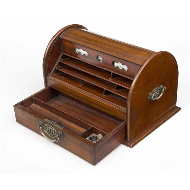 Oak Stationery Box, Circa 1900 For Sale - Image 9 of 9