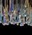 Mid-Century Modern Vintage Lady Victoria Chandelier With Iridescent Murano Glass Drop, Set of 2 For Sale - Image 3 of 9