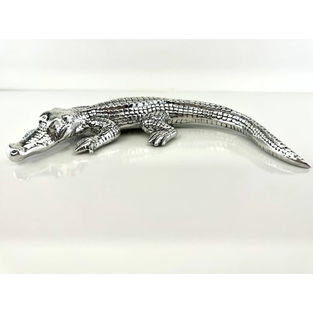 Vintage Arthur Court Pewter Alligator For Sale In Little Rock - Image 6 of 11