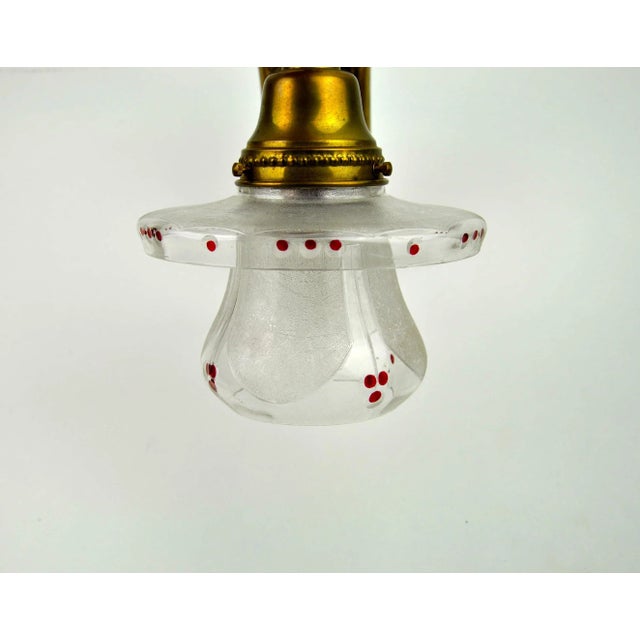 Vintage Art Nouveau Wall Light For Sale - Image 4 of 11