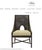 6 Barbara Barry, McGuire, Oval Back Cane and Rattan Dining Chairs. Chairs Have a Tobacco Black Rattan Frame With Upgraded Tan Linen Upholstery. For Sale In West Palm - Image 6 of 9