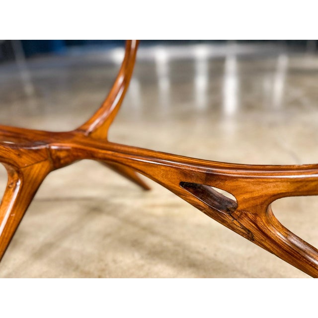 Giuseppe Scapinelli Sculptural Wooden Coffee Table, Brazil, 1950s For Sale - Image 9 of 13