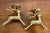 Figurative Vintage Brass Deer Candle Holders - A Pair For Sale - Image 3 of 8