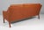 Børge Mogensen three-seat sofa new upholstery with walnut elegance aniline leather. Legs of teak. Model 2209, made by...