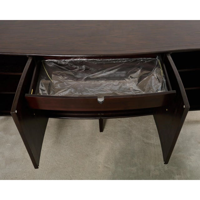 Barbara Barry for McGuire Rattan Oak Raffia Sideboard Buffet For Sale - Image 12 of 18