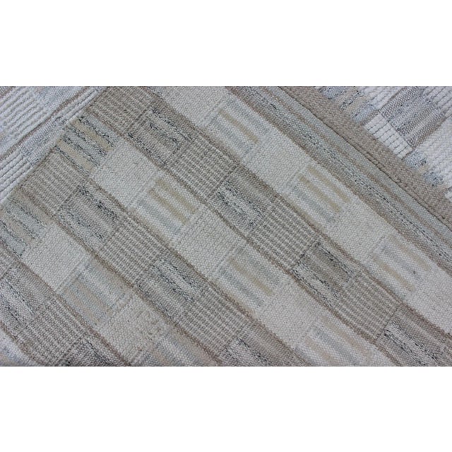 Large Modern Scandinavian Design Rug by Keivan Woven Arts 10'2 X 13'10 For Sale In Atlanta - Image 6 of 6