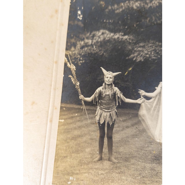 Early 20th Century English Photograph of Girls in Pageant or Play Costumes For Sale - Image 10 of 12