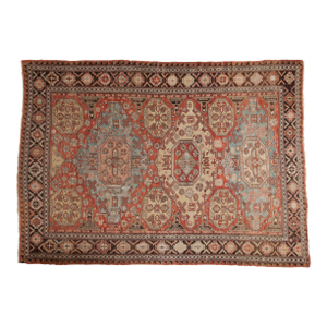 Antique Caucasian Soumac Carpet - 7'1" x 9'11"