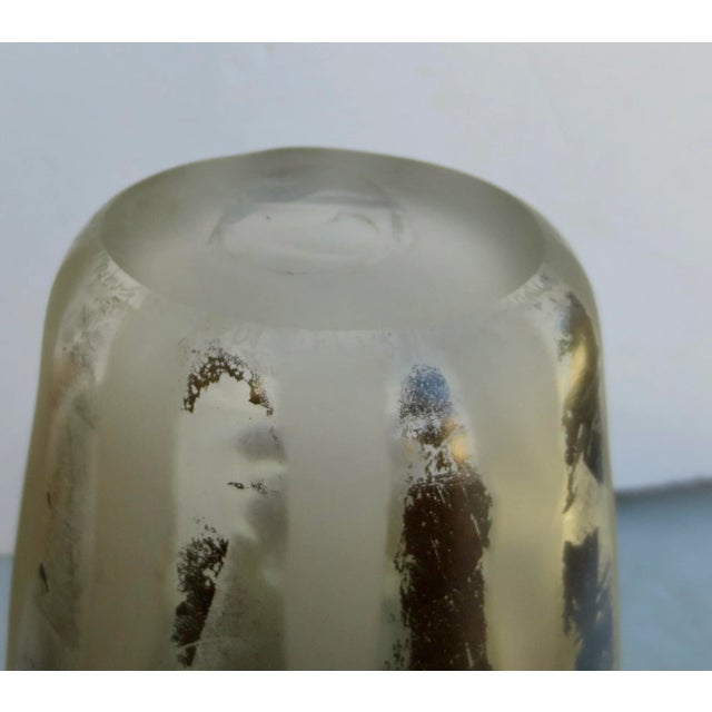 Transparent Adam AAronson for Neiman Marcus 1997 Vase For Sale - Image 8 of 10