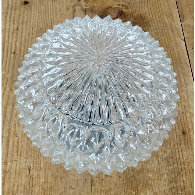1970s Vintage White Porcelain Ceiling Light, 1970s For Sale - Image 5 of 13
