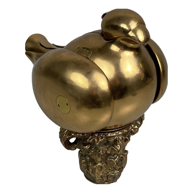 Miguel Berrocal, Spanish Paloma Jet Teapot and Cup Sculpture, 1976, Bronze For Sale