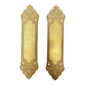 Vintage Brass Push Plates - Set of 2
