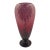 Le Verre Français "Dalias" Acid-Etched Cameo Glass Pedestal Vase by Charles Schneider, 1920s Art Deco For Sale