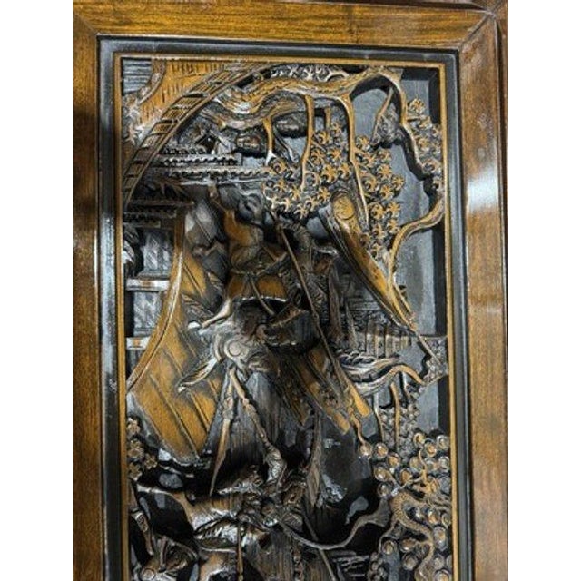 This custom hand carved coffee table originates from China, showcasing traditional Oriental design elements. Each unique...