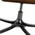 T69 Table and Swivel Chairs in Wood, Cognac Leather and Chrome by Osvaldo Borsani, Set of 5 For Sale - Image 18 of 18