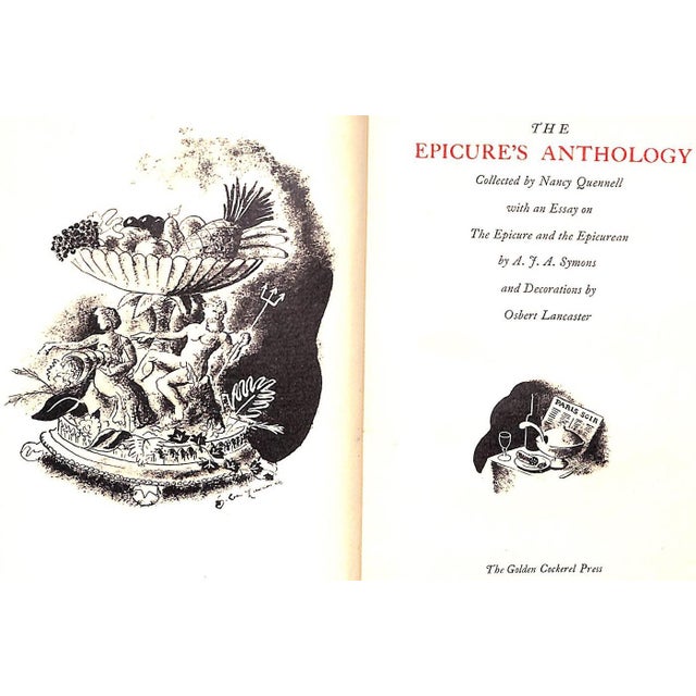 Traditional "The Epicure's Anthology" 1936 Quennell, Nancy For Sale - Image 3 of 9