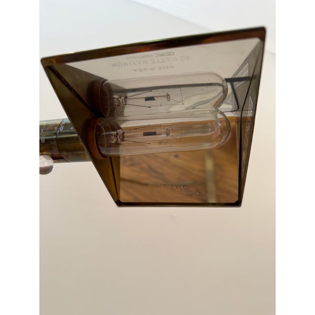 Vintage Signed Cedric Hartman Brass Floor Lamp For Sale - Image 12 of 18