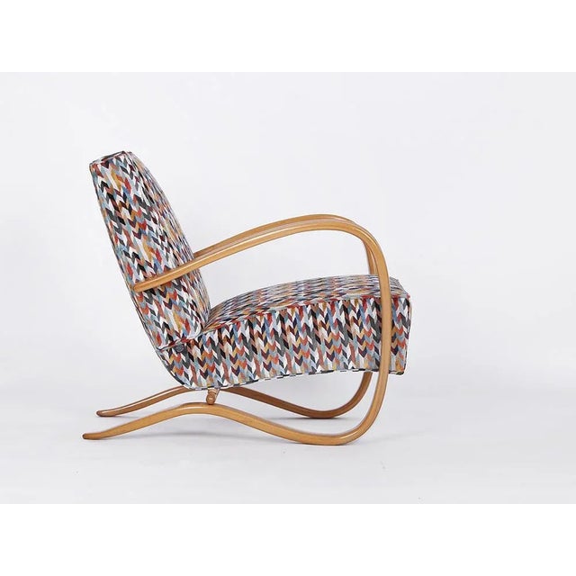Art Deco Model H 269 Lounge Chair by Jindřich Halabala for UP Závody, 1930s For Sale - Image 9 of 11