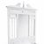 Vintage Ornate Hall Tree Vanity | High Gloss White W/ Mirror | Palm Beach Regency For Sale In Miami - Image 6 of 6