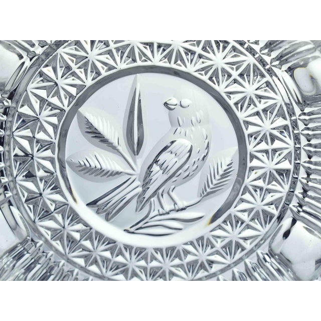 Mid 20th Century Hofbauer the Byrdes Collection Domed Lid Cheese or Butter Crystal Dish For Sale - Image 4 of 8