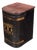 Huge Antique Chinese Tole and Hardwood Tea Caddy For Sale