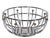 Chic modernist chrome and brass fruit bowl, in excellent, original, clean and ready to use condition. The bowl is...