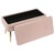 Ziva Blush Velvet Storage Bench For Sale - Image 4 of 7