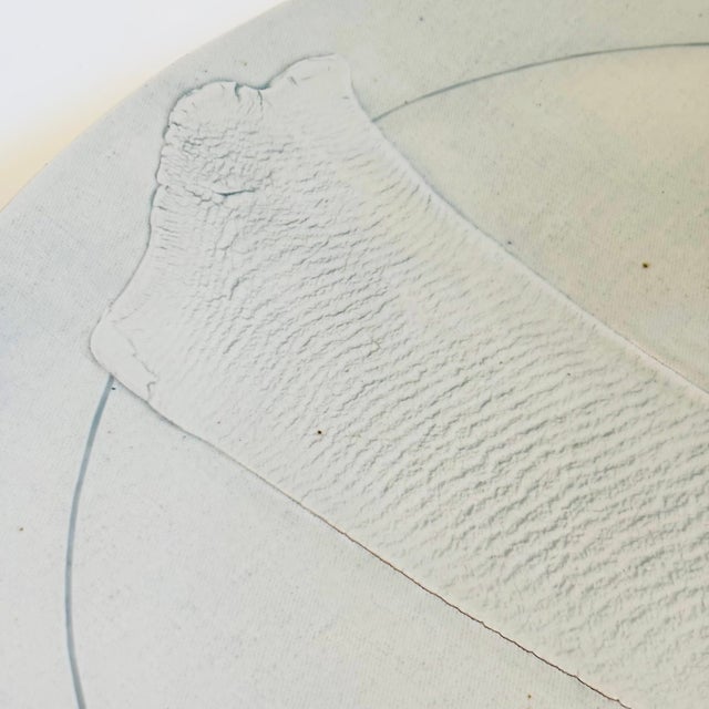 Ceramic Large Studio Pottery Tray For Sale - Image 7 of 13